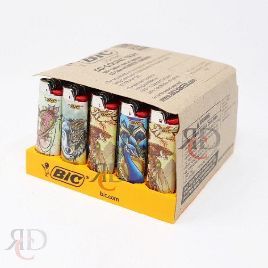 BIC LIGHTERS DESIGNER TATTOO 50CT/PACK